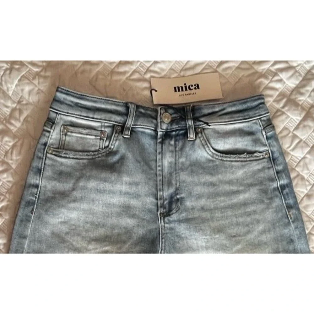 MICA shorts Mica jeans stretchy denim jean shorts womens shorts Bermuda NEW NWT